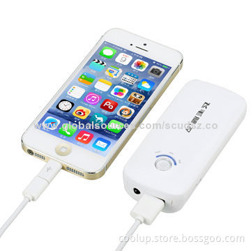 5,200mAh Small Size Charger for iPhone, 5V/1,000mAh Input, Sized 74.6x54.9x23.9mm